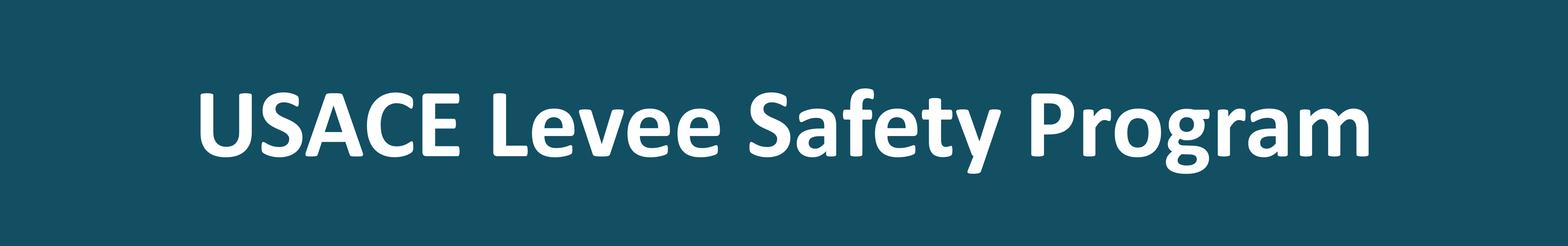 Dam Safety Program Header Graphic